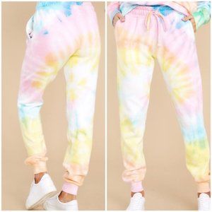 NEW - tie dye jogger sweatpants - One Size Medium - Two Size Small